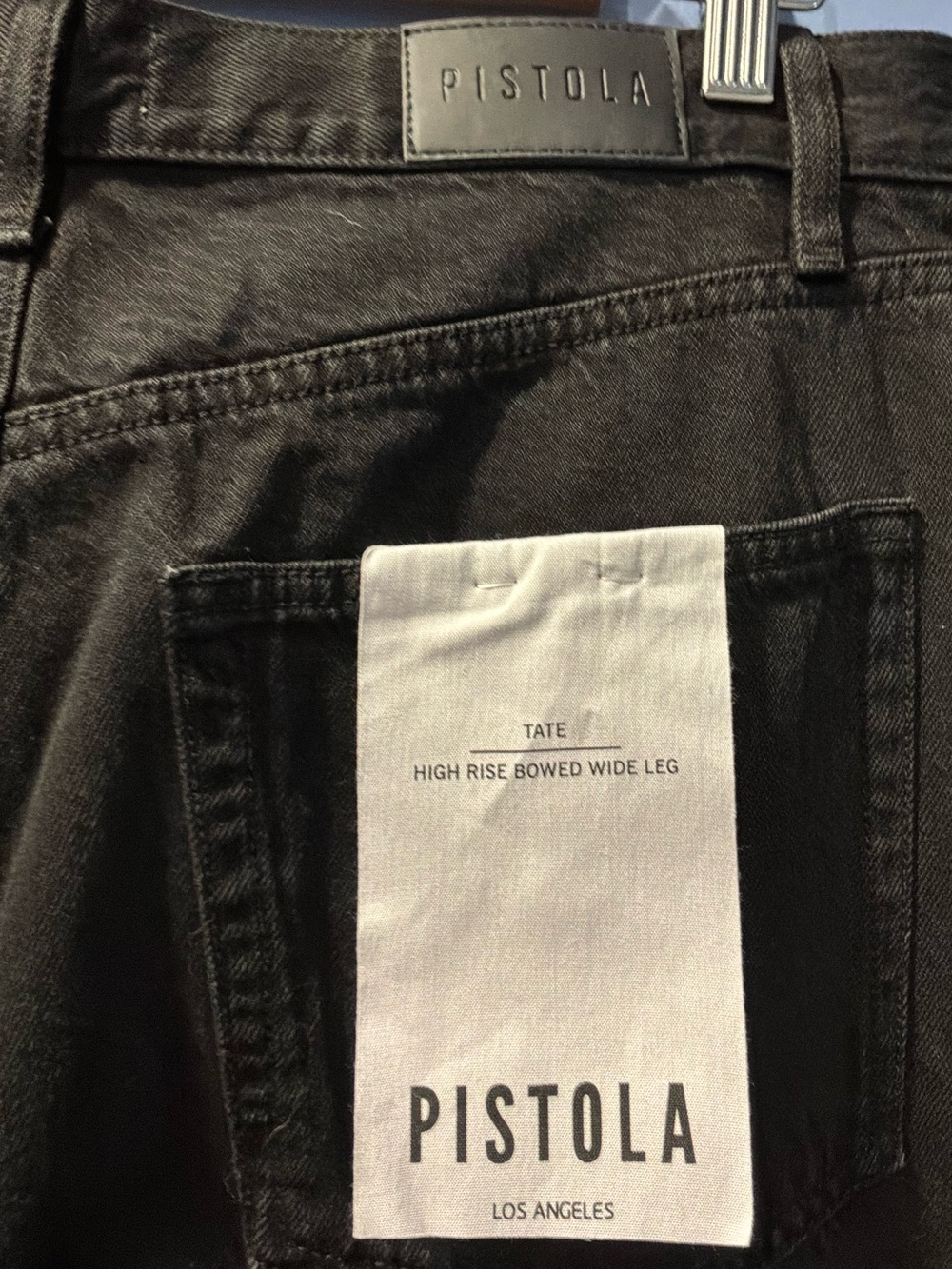 Pistola Black Wide, Bow-Leg Jeans - Picture 5 of 8